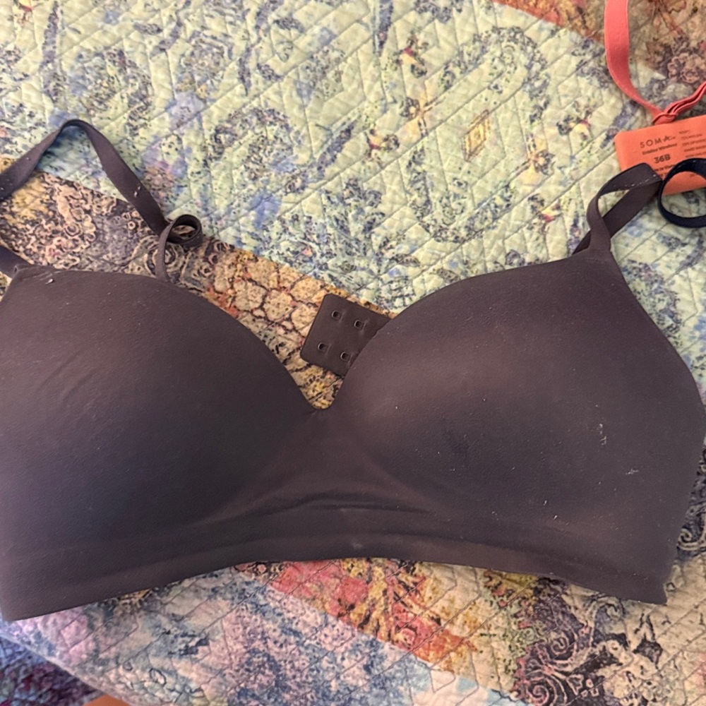 Soma Charcoal Wireless Bra